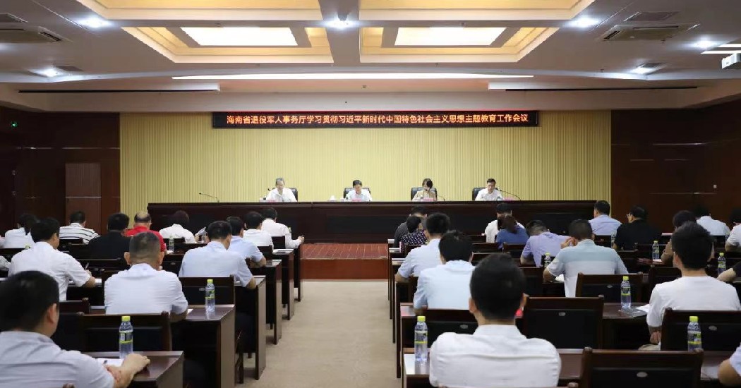 海南省退役军人事务厅召开学习贯彻习近平新时代中国特色社会主义思想主题教育工作会议